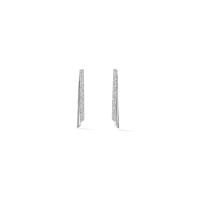 Hearts on Fire INSIDE/OUT Diamond Stiletto Flip Earrings UU2996 : 0.70 : : 18KW : GH/VS