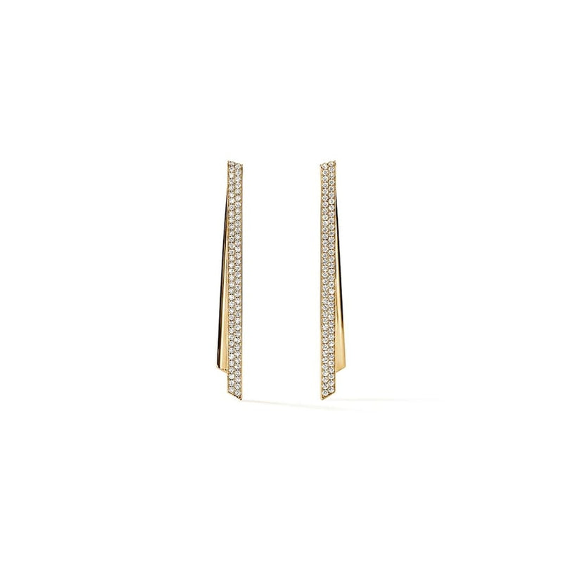 Hearts On Fire INSIDE/OUT Diamond Stiletto Flip Earrings UU2996 : 0.70 : : 18KY : GH/VS