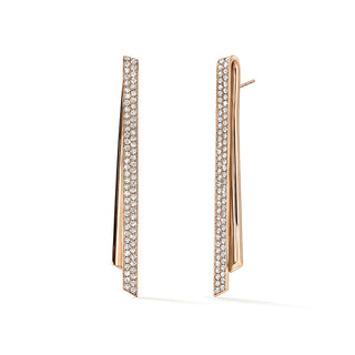 Hearts On Fire INSIDE/OUT Diamond Stiletto Flip Earrings UU2996 : 2.30 : : 18KR : GH/VS