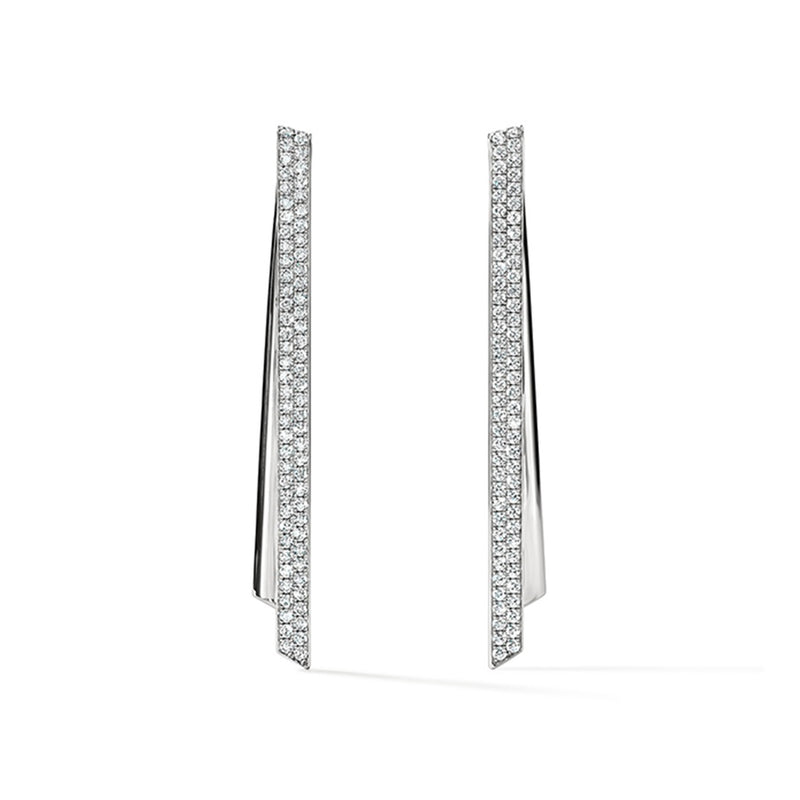 Hearts On Fire INSIDE/OUT Diamond Stiletto Flip Earrings UU2996 : 2.30 : : 18KW : GH/VS