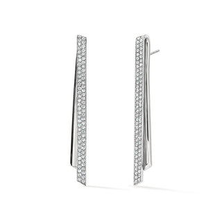 Hearts On Fire INSIDE/OUT Diamond Stiletto Flip Earrings UU2996 : 2.30 : : 18KW : GH/VS