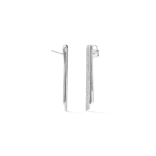 Hearts on Fire INSIDE/OUT Diamond Stiletto Flip Earrings UU2996 : 2.30 : : 18KW : GH/VS