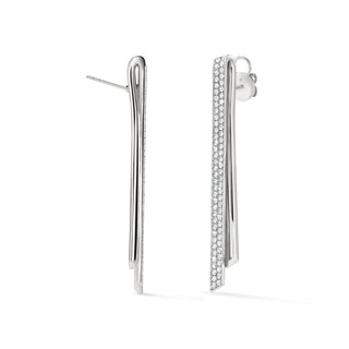 Hearts On Fire INSIDE/OUT Diamond Stiletto Flip Earrings UU2996 : 2.30 : : 18KW : GH/VS