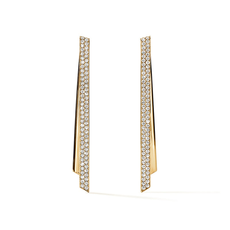Hearts On Fire INSIDE/OUT Diamond Stiletto Flip Earrings UU2996 : 2.30 : : 18KY : GH/VS