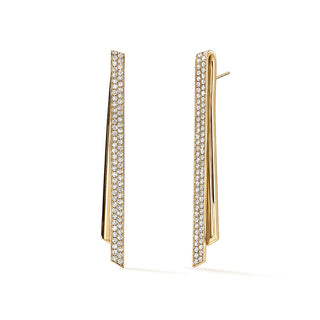 Hearts On Fire INSIDE/OUT Diamond Stiletto Flip Earrings UU2996 : 2.30 : : 18KY : GH/VS