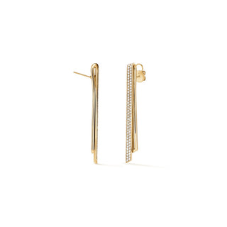 Hearts on Fire INSIDE/OUT Diamond Stiletto Flip Earrings UU2996 : 2.30 : : 18KY : GH/VS