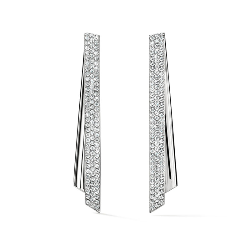 Hearts On Fire INSIDE/OUT Diamond Stiletto Flip Earrings UU2996 : 5.00 : : 18KW : GH/VS