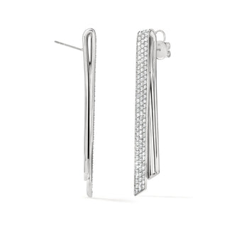 Hearts On Fire INSIDE/OUT Diamond Stiletto Flip Earrings UU2996 : 5.00 : : 18KW : GH/VS