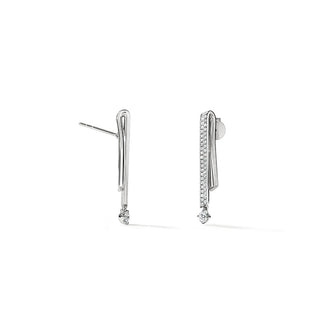 Hearts On Fire INSIDE/OUT Diamond Stiletto Flip Petite Earrings UU2985 : 0.85 : : 18KY : GH/VS