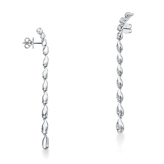 Hearts On Fire LU Droplet Stiletto Earrings UU2892 : 5.30 : : 18KW : IJ/VS