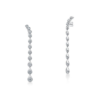 Hearts on Fire LU Droplet Stiletto Earrings UU2892 : 5.30 : : 18KY : IJ/VS