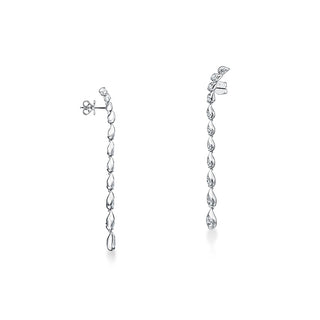 Hearts on Fire LU Droplet Stiletto Earrings UU2892 : 5.30 : : 18KY : IJ/VS