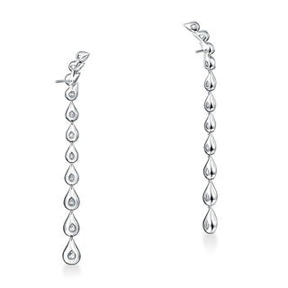 Hearts on Fire LU Droplet Stiletto Earrings UU2892 : 5.30 : : 18KY : IJ/VS