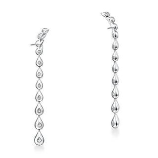 Hearts On Fire LU Droplet Stiletto Earrings UU2892 : 5.30 : : 18KY : IJ/VS