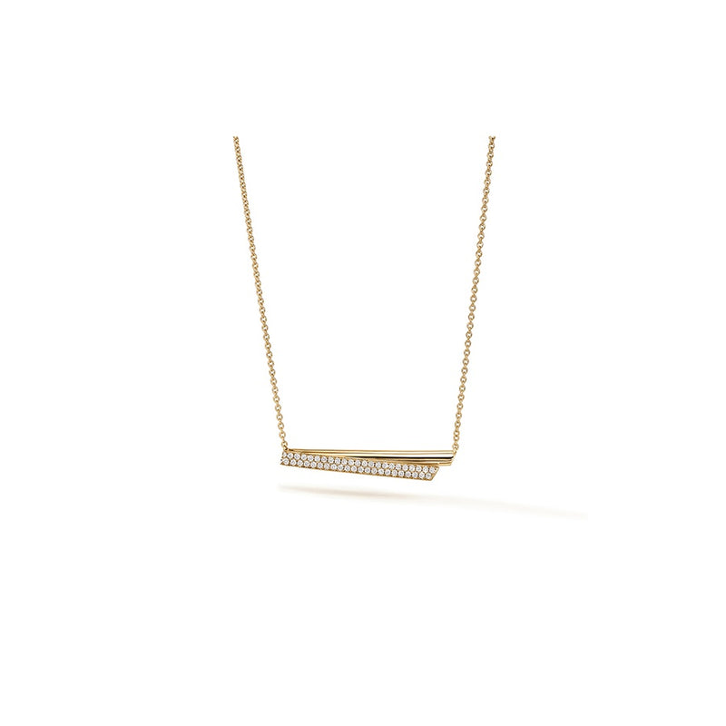 Hearts On Fire INSIDE/OUT Diamond Flip Pendant Necklace UU2992 : 0.25 : 18 : 18KY : GH/VS
