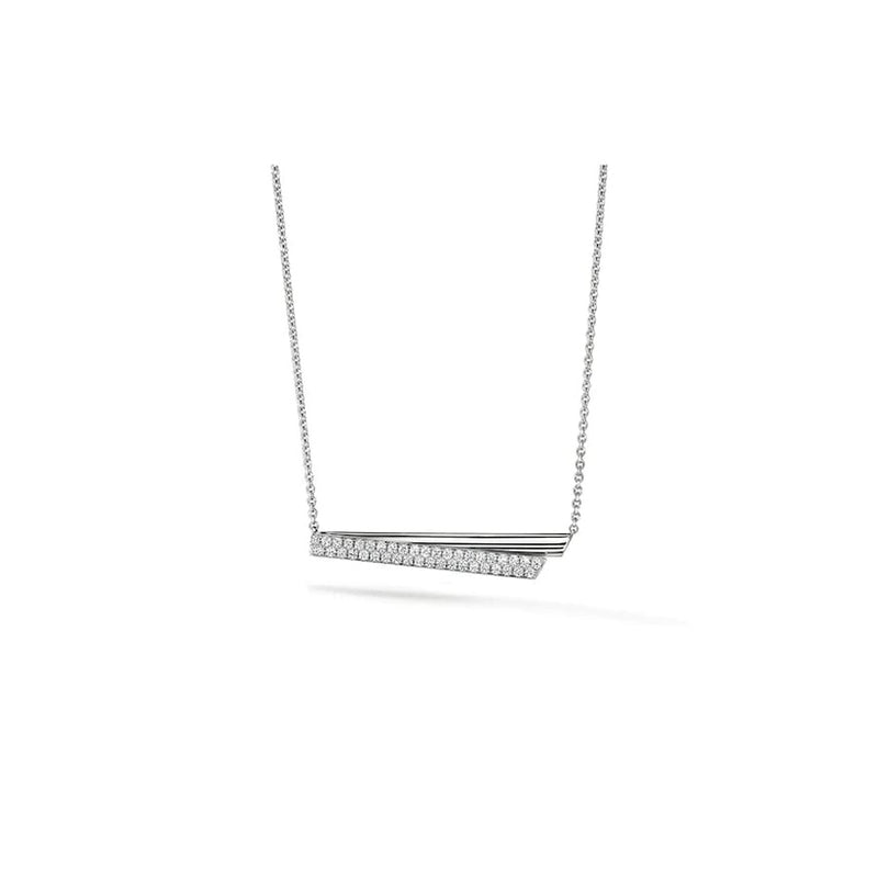 Hearts On Fire INSIDE/OUT Diamond Flip Pendant Necklace UU2992 : 0.85 : 18 : 18KW : GH/VS