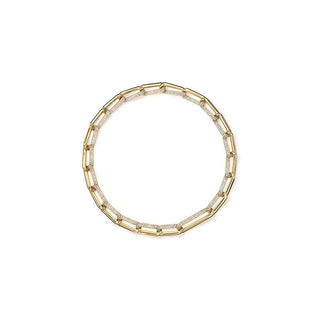 Hearts on Fire INSIDE/OUT Elongated Diamond Link Necklace UU2659 : 8.90 : 17.25 : 18KR : GH/VS