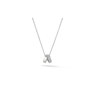 Hearts on Fire INSIDE/OUT Multi-Wear Rondel Diamond Pendant Necklace UU2919 : 0.40 : 18 : 18KY : GH/VS