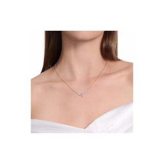 Hearts On Fire Vela Crossover Pendant UU2646 : 0.30 : 18 : 18KW : GH/VS"