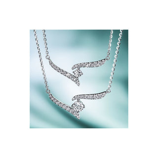 Hearts On Fire Vela Crossover Pendant UU2646 : 0.30 : 18 : 18KW : GH/VS"