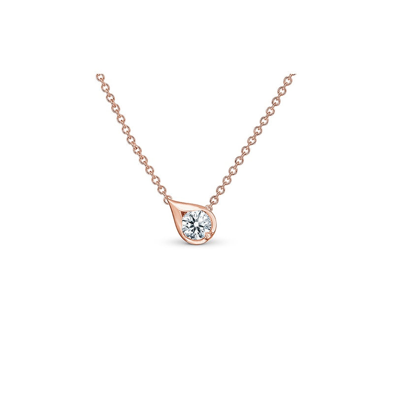 Hearts on Fire LU Droplet Pendant UU2808 : 0.50 : 18 : 18KR : IJ/VS