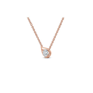 Hearts On Fire LU Droplet Pendant UU2808 : 0.50 : 18 : 18KR : IJ/VS