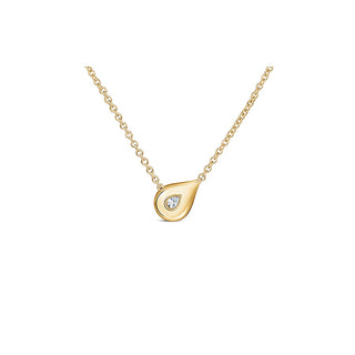 Hearts On Fire LU Droplet Pendant UU2808 : 0.30 : 18 : 18KY : IJ/VS