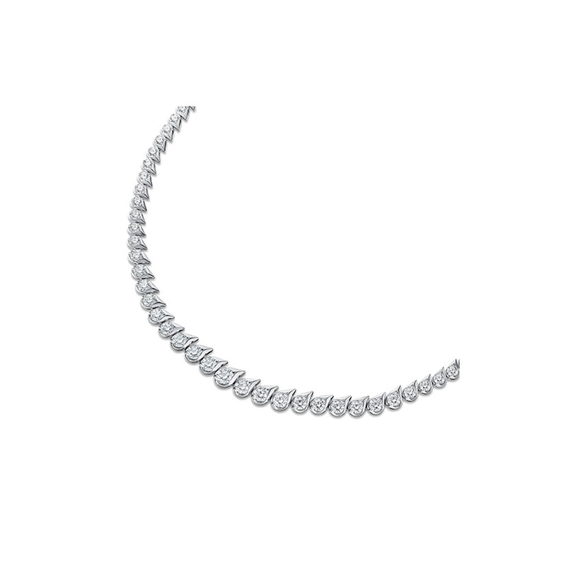 Hearts On Fire LU Droplet Graduated Necklace UU2889 : 20.00 : 18 : 18KY : IJ/VS