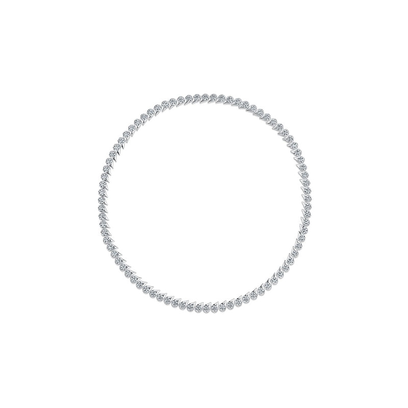 Hearts on Fire LU Droplet Uniform Necklace UU2890 : 25.00 : 18 : 18KW : IJ/VS