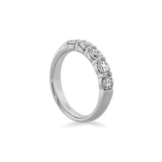 Hearts on Fire Signature 5-Stone Band UU2942 : 1.20 : 5.00 : 18KW : GH/VS