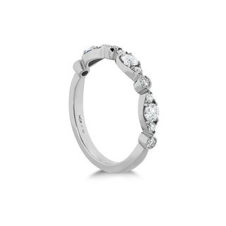 Hearts On Fire Bezel Regal Band UU683 : 0.40 : 6.50 : 18KW : IJ/VS