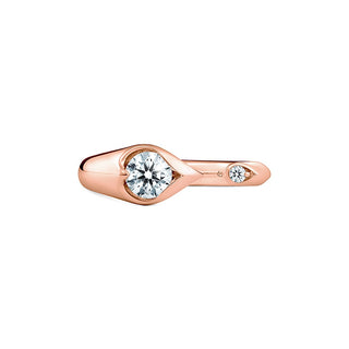 Hearts On Fire LU Open Droplet Ring UU2893 : 0.50 : 8.25 : 18KR : IJ/VS