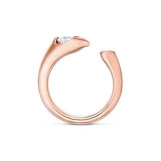 Hearts On Fire LU Open Droplet Ring UU2893 : 0.50 : 8.25 : 18KR : IJ/VS