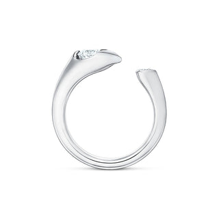 Hearts On Fire LU Open Droplet Ring UU2893 : 0.50 : 8.75 : 18KW : IJ/VS