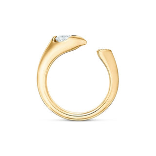 Hearts On Fire LU Open Droplet Ring UU2893 : 0.50 : 4.50 : 18KY : IJ/VS