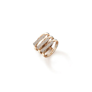 Hearts on Fire INSIDE/OUT Diamond Trio Wedding Band UU2661 : 0.45 : 5.00 : 18KR : GH/VS