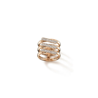 Hearts on Fire INSIDE/OUT Diamond Trio Wedding Band UU2661 : 0.45 : 6.50 : 18KR : GH/VS