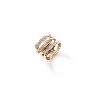 Hearts On Fire INSIDE/OUT Diamond Trio Wedding Band UU2661 : 0.45 : 6.50 : 18KR : GH/VS