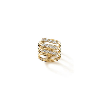 Hearts on Fire INSIDE/OUT Diamond Trio Wedding Band UU2661 : 0.45 : 7.50 : 18KY : GH/VS