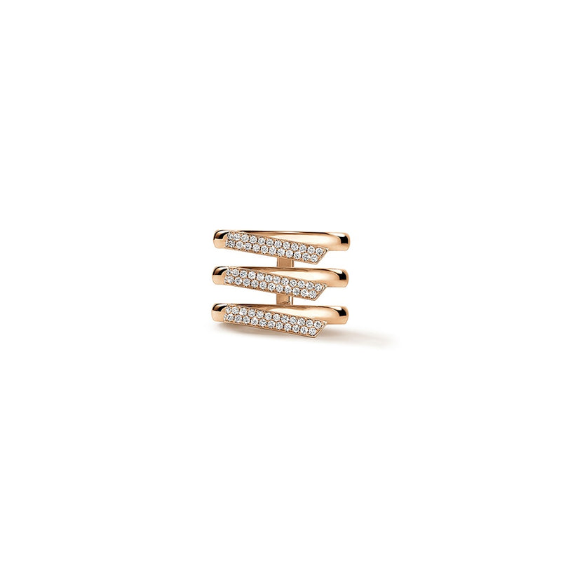 Hearts on Fire INSIDE/OUT Diamond Trio Wedding Band UU2661 : 0.45 : 8.50 : 18KR : GH/VS