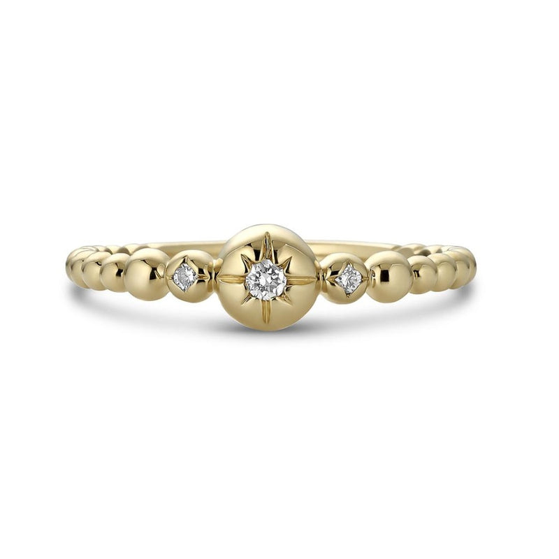 .05CT STARBURST RING