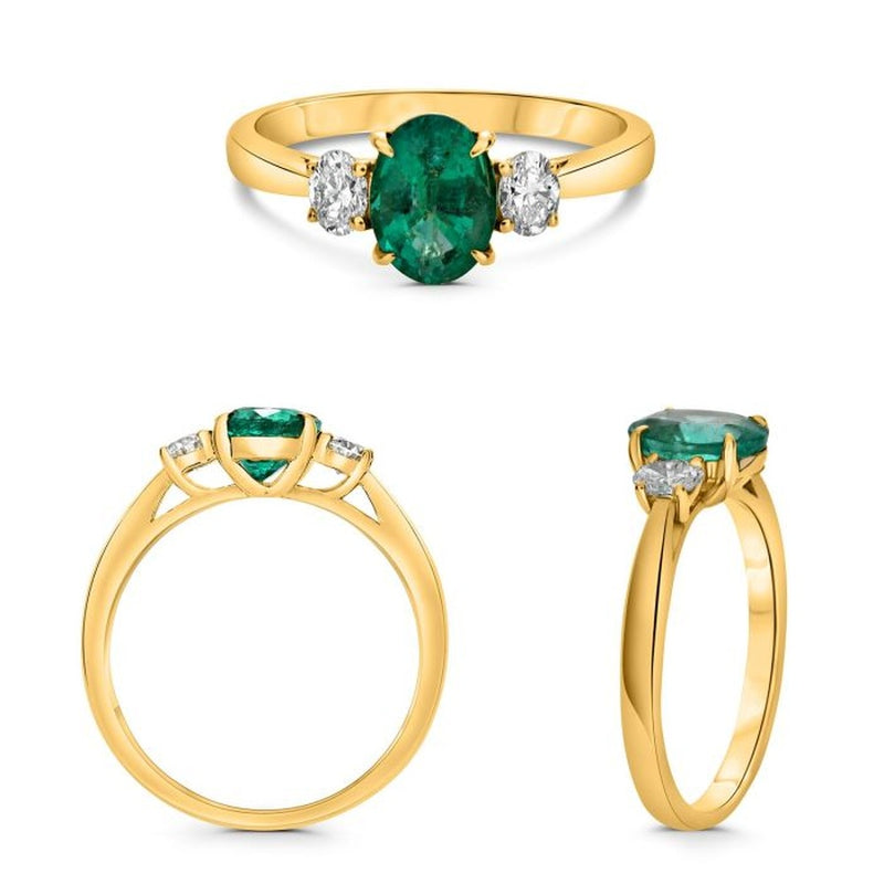 2=.26CTW 1.14CT EMERALD