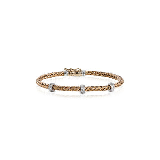 Simon G Woven Bracelet LB2093-R