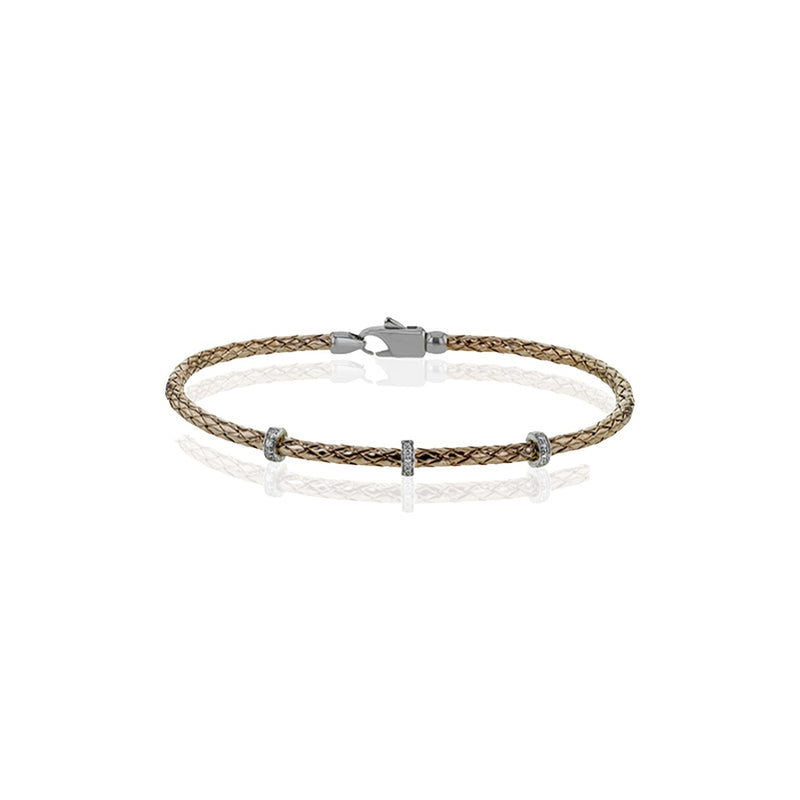 Simon G Woven Bangle LB2214-R