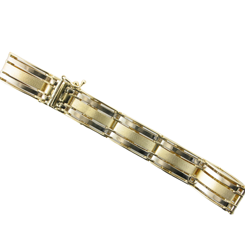 GENTS 14KTT BRACELET