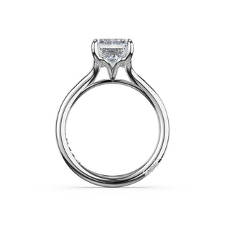 Emerald Solitaire Engagement Ring