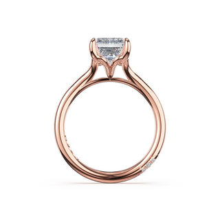 Emerald Solitaire Engagement Ring