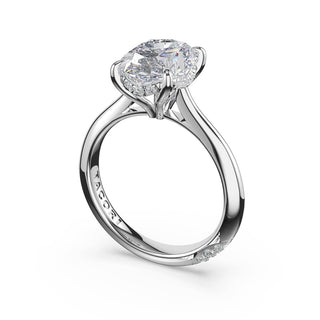 Oval Solitaire Engagement Ring