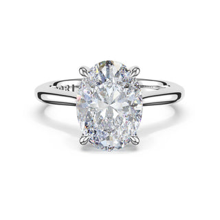 Oval Solitaire Engagement Ring