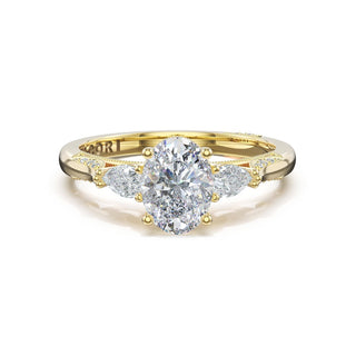 Oval 3-Stone Engagement Ring